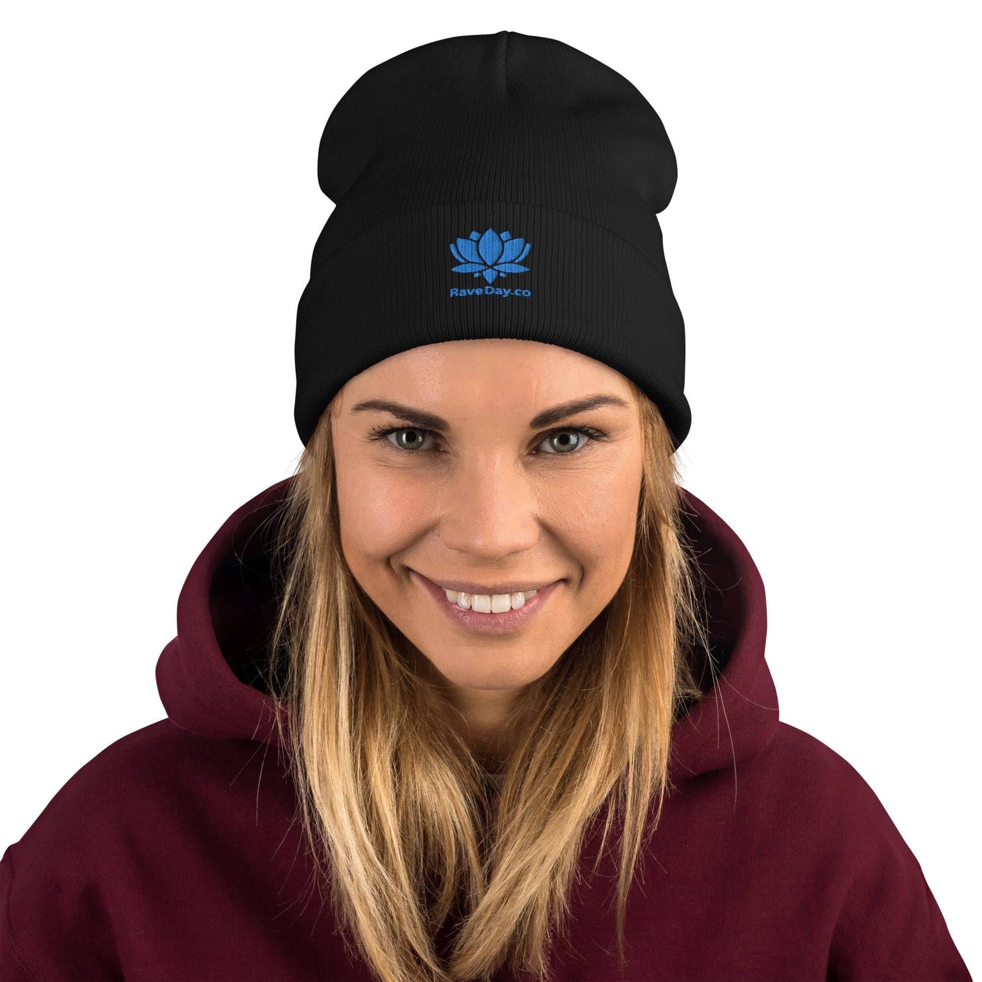 Embroidered Beanie hat Rave Day 