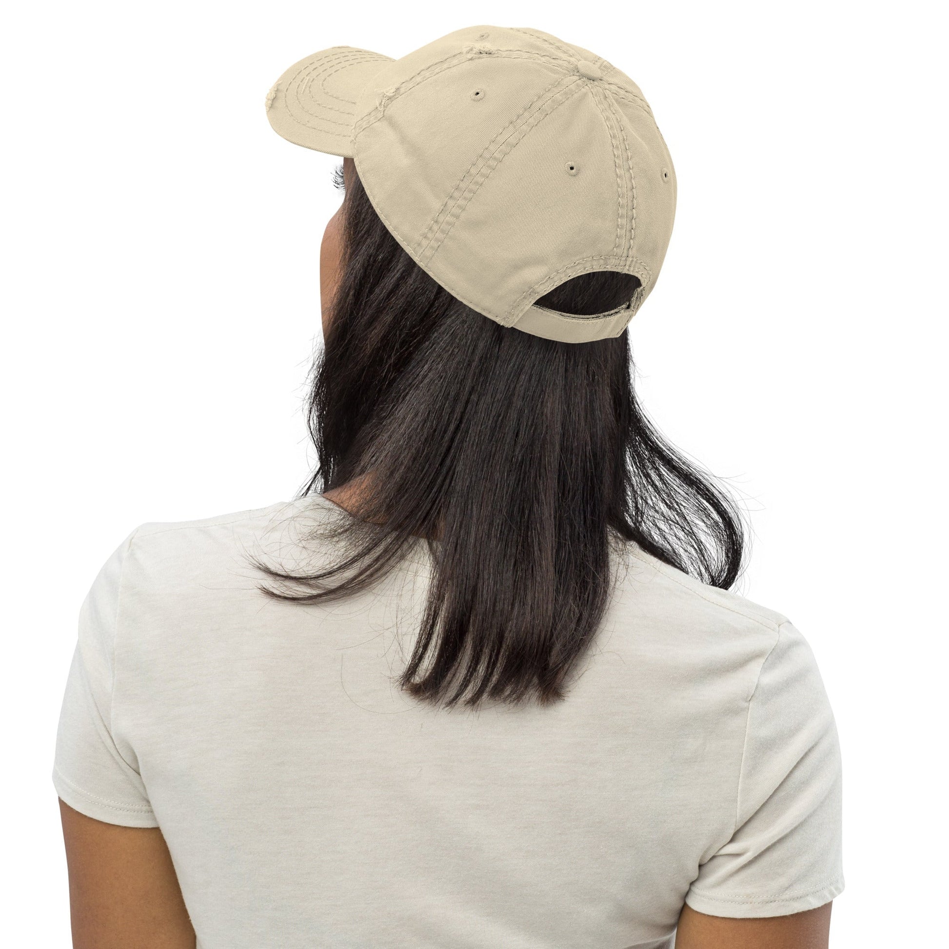 Fruity - Distressed Dad Hat (Khaki) Rave Day 