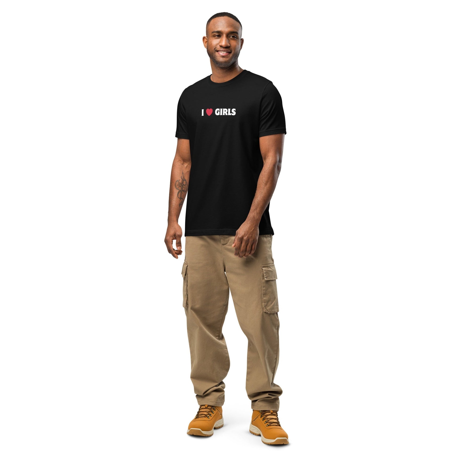 I Love Girls - Black Unisex t-shirt Rave Day 