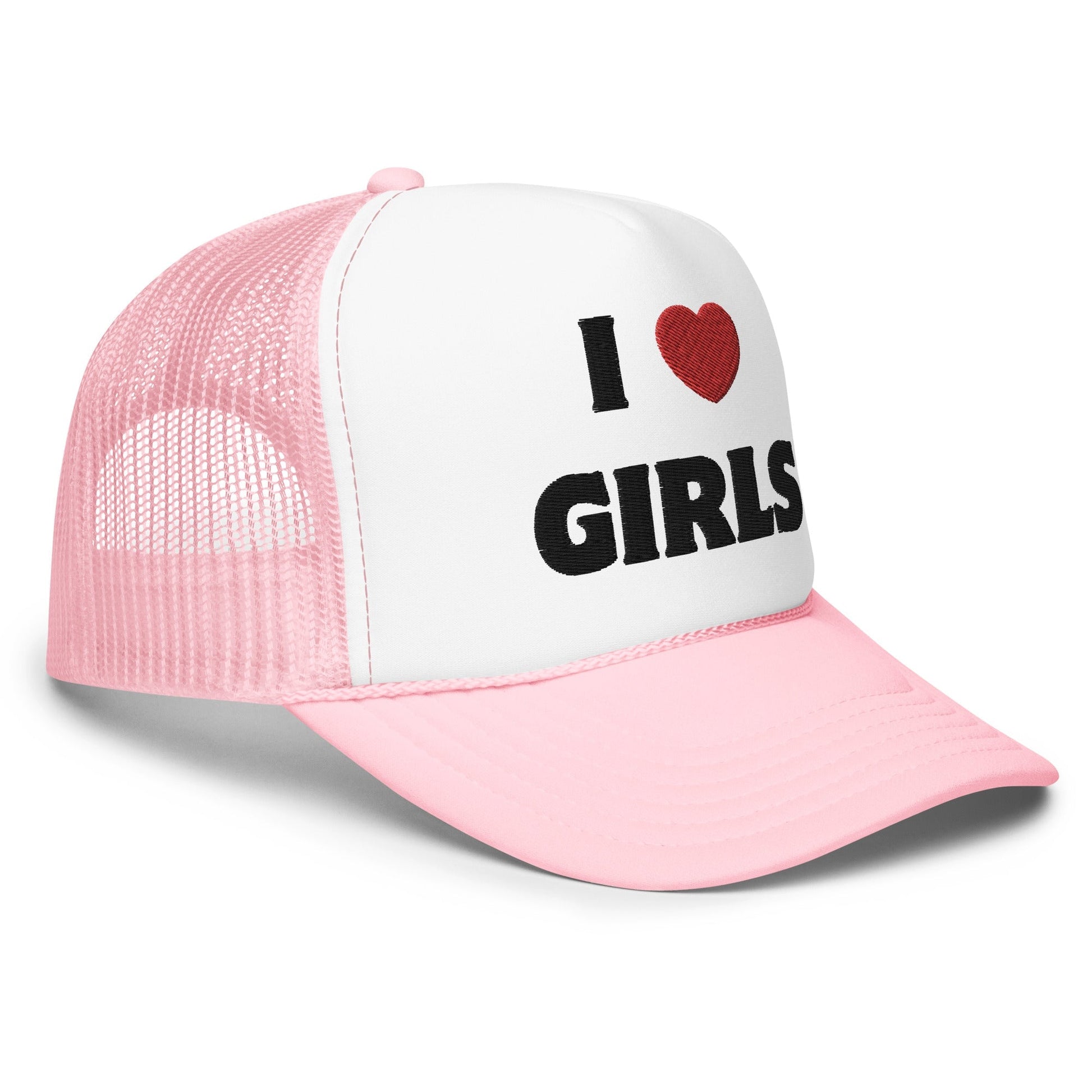 I Love Girls - Foam trucker hat Rave Day 