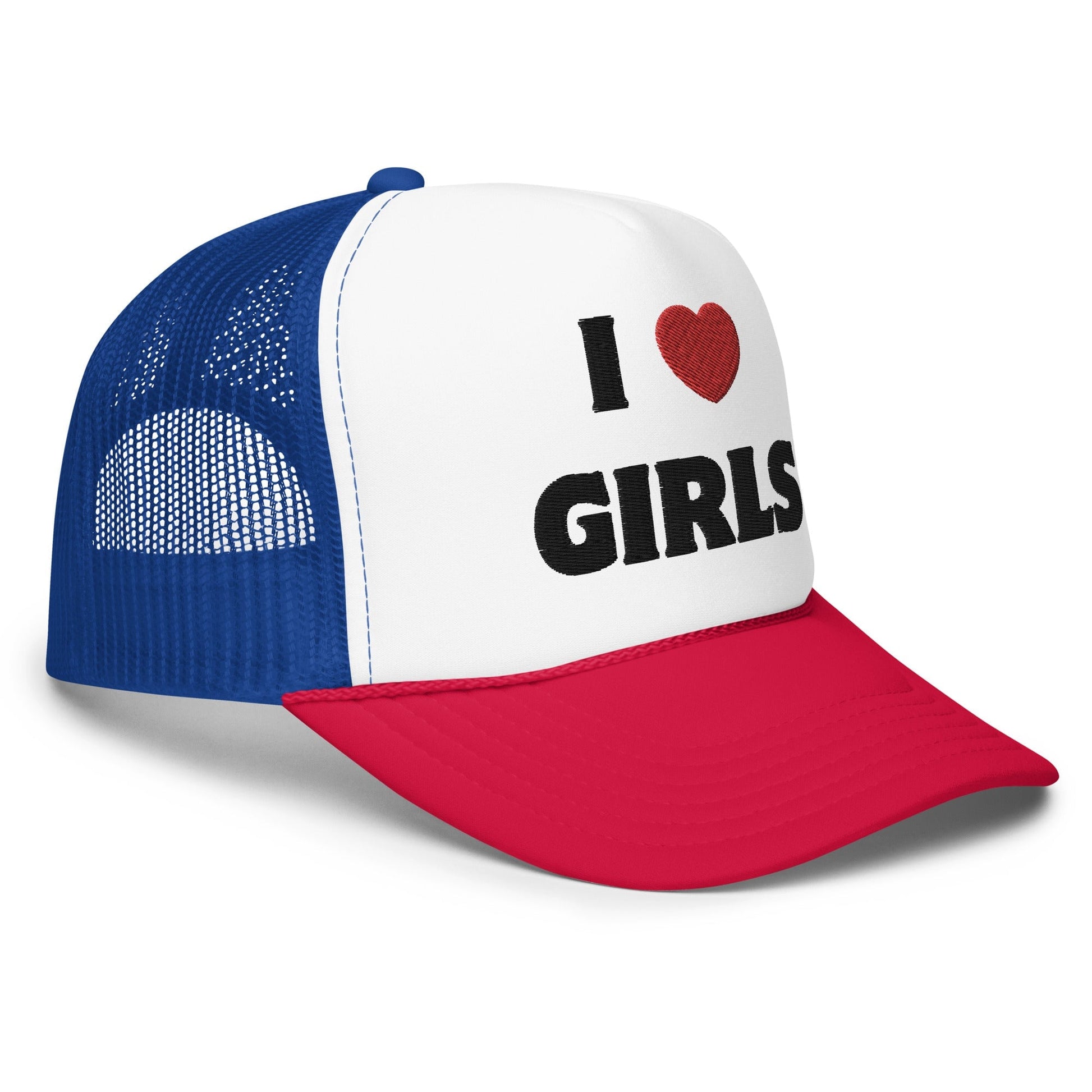 I Love Girls - Foam trucker hat Rave Day 