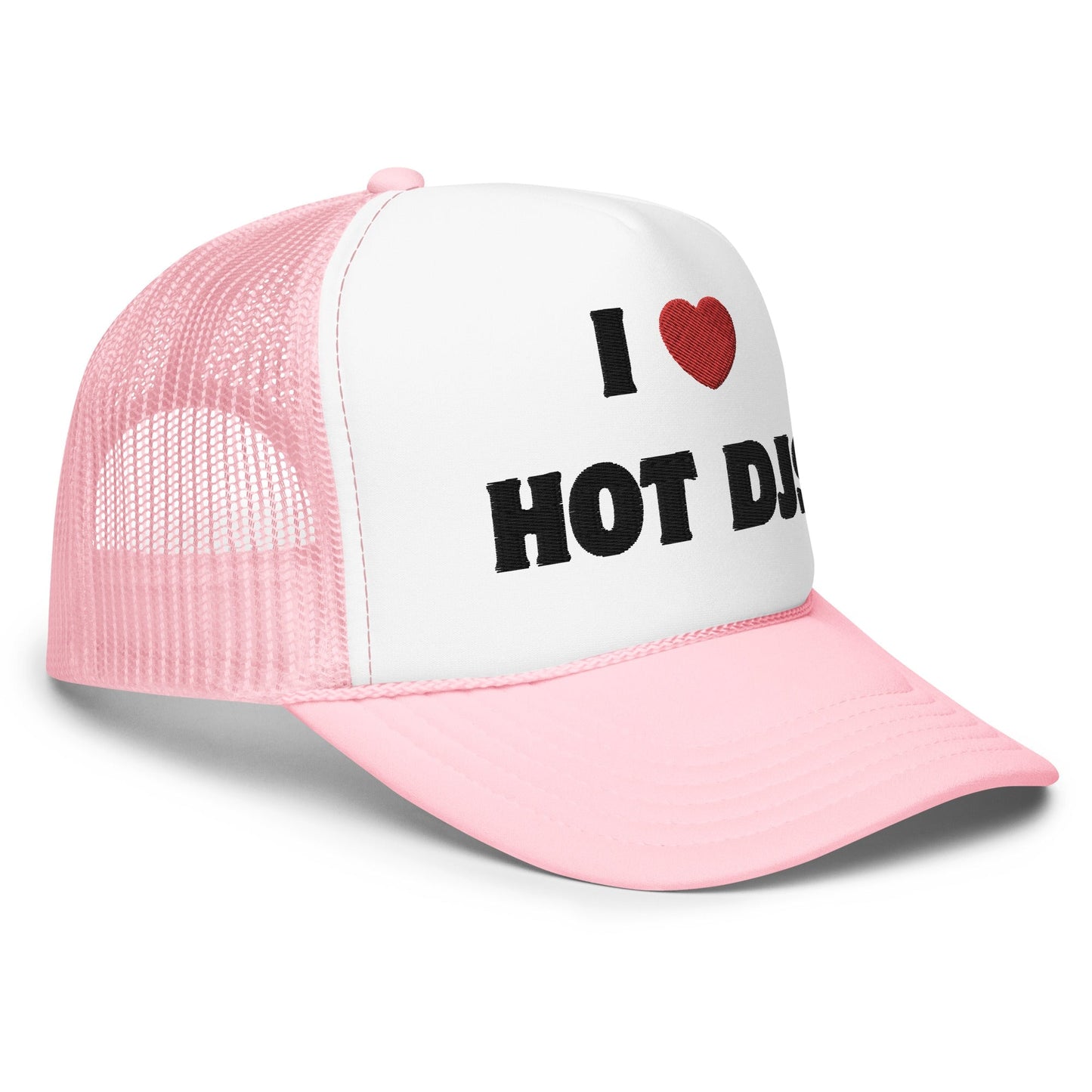 I Love Hot DJs - Foam trucker hat Rave Day 