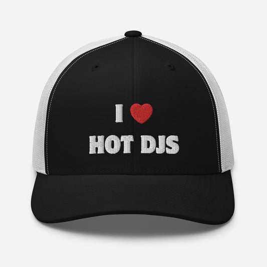 I Love Hot DJS - Trucker Cap (Non-foam) Rave Day 