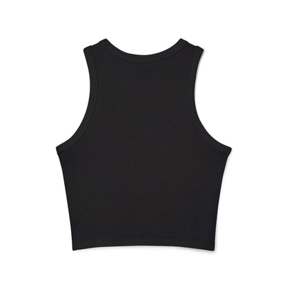 John Summit Does My Taxes - Women's Micro Rib Racer Tank Top Tank Top Printify 
