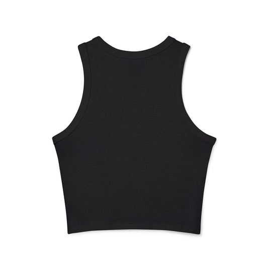 John Summit Does My Taxes - Women's Micro Rib Racer Tank Top Tank Top Printify 