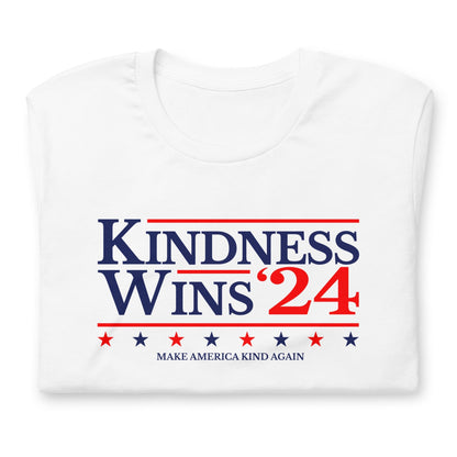 Kindness Wins - White Unisex t-shirt Rave Day 