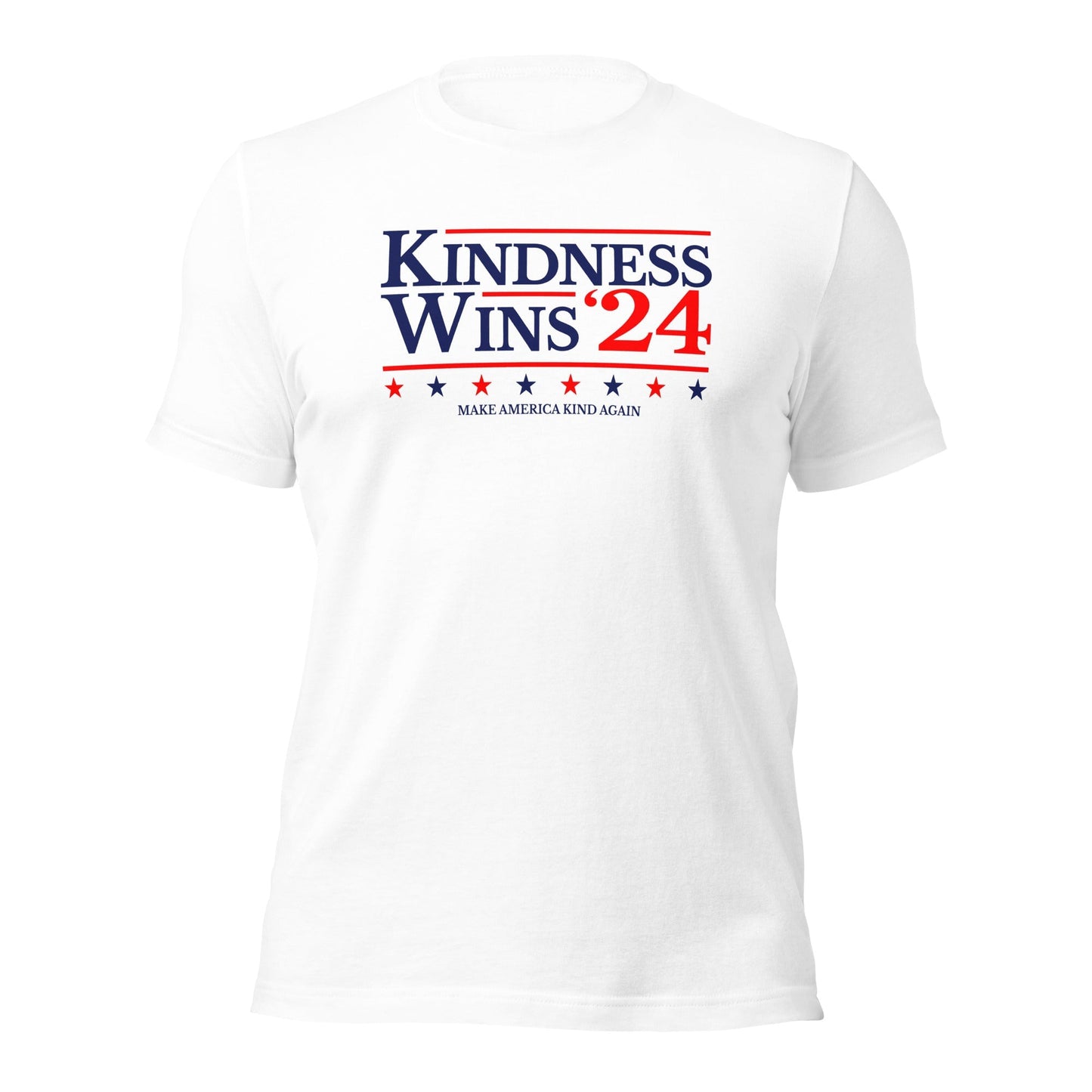 Kindness Wins - White Unisex t-shirt Rave Day 