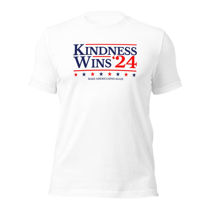 Kindness Wins - White Unisex t-shirt Rave Day 