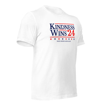 Kindness Wins - White Unisex t-shirt Rave Day 