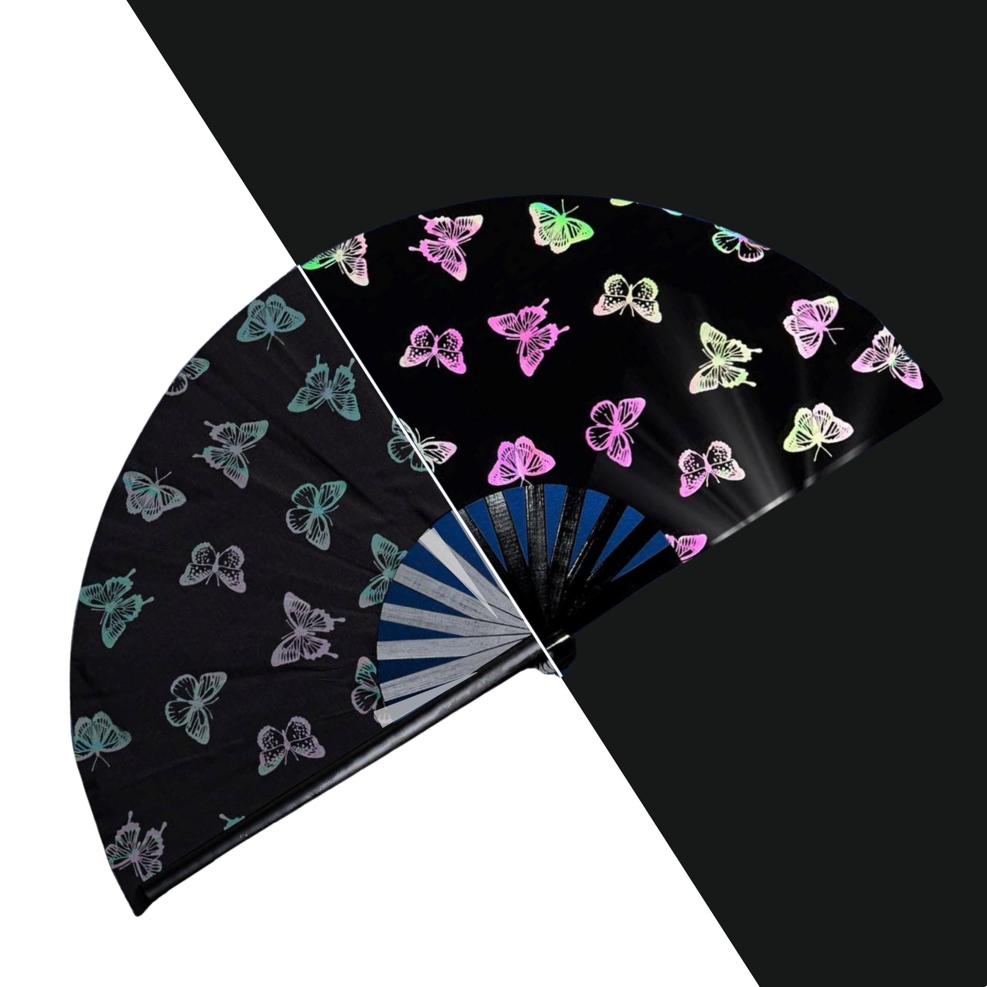 Reflective Holographic Fan - Butterfly Design Fan Does not apply 