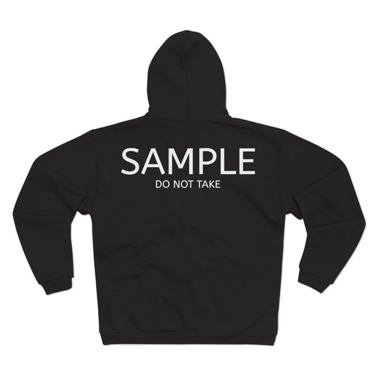 SAMPLE Unisex Hooded Zip Sweatshirt Hoodie Printify 