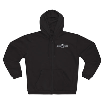 SAMPLE Unisex Hooded Zip Sweatshirt Hoodie Printify Black XS 