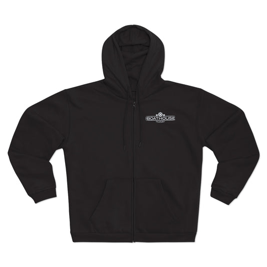 SAMPLE Unisex Hooded Zip Sweatshirt Hoodie Printify Black XS 