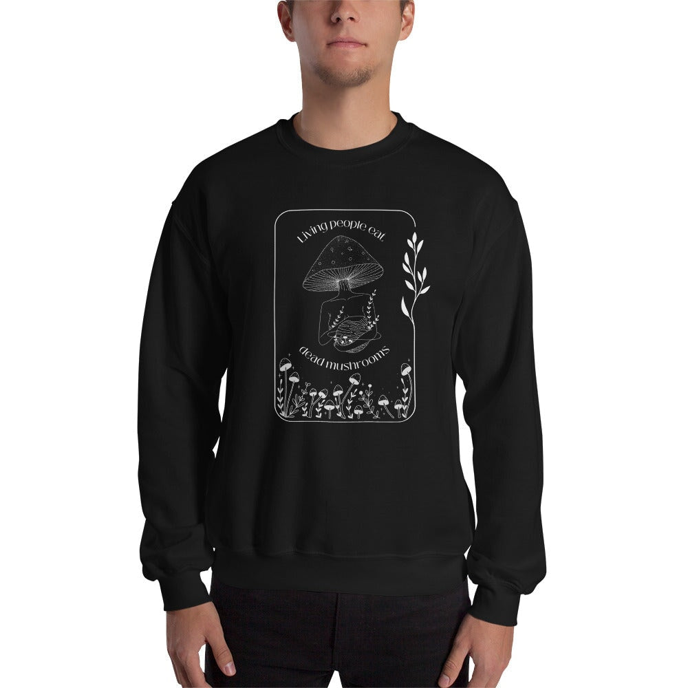 Living Mushrooms - Sweater Sweaters and Hoodies Rave Day 