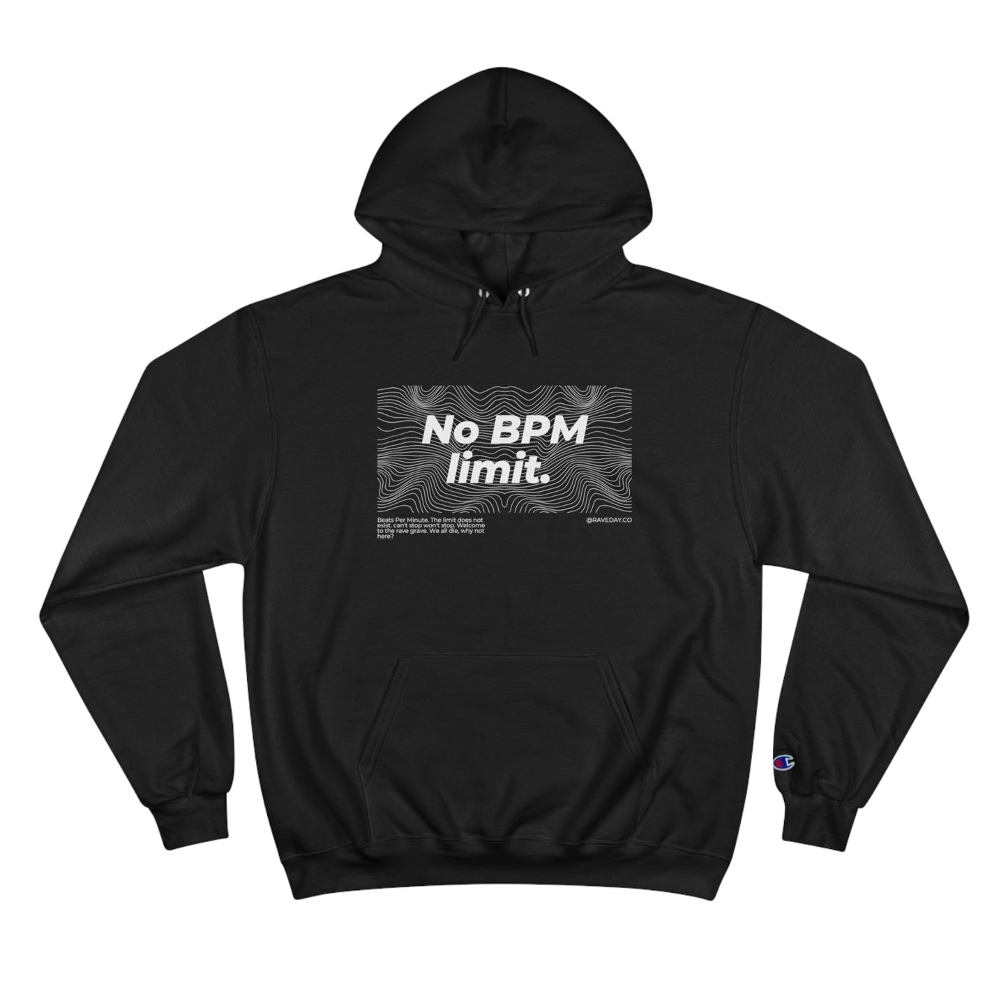 No BPM Limit - Champion Hoodie Hoodie Printify 