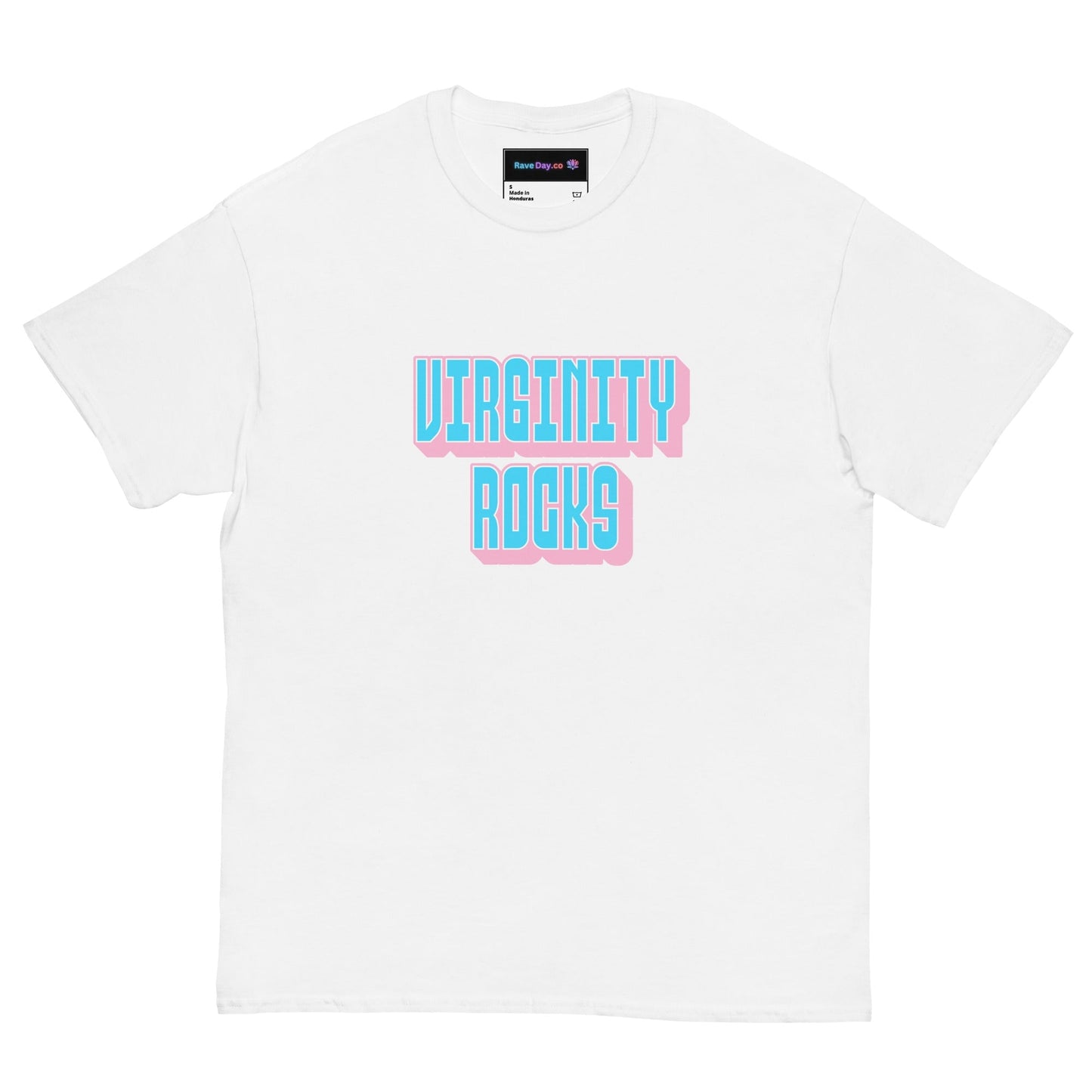 Virginity Rocks (Pink) - Men's classic tee Rave Day 