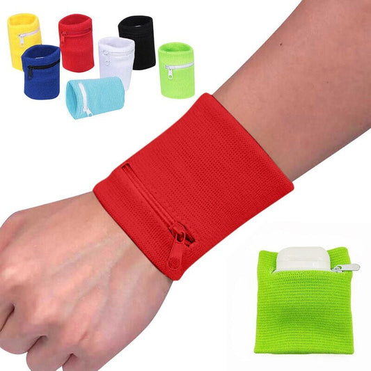 Wrist Purse Bag with Zipper Running Travel Bike Safe Sports Bag for Running Gym Bike Wallet Safe. Storage Wrist Support 1 Pcs Rave Day 